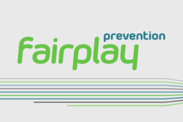 Logo prevention fairplay - Anlaufstelle, wenn es um menschenfeindliche Vorfälle im Sport geht