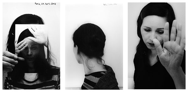Patricia Reinhart Photomaton/Selbstporträt, 2013, work in progress, C - Prints, sizes variabel (24 x 36cm), Photomaton Paris