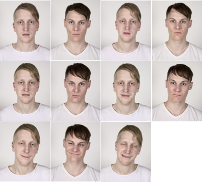 2 Porträtserien bestehend aus 11 C-prints, 30x37 cm, 2006