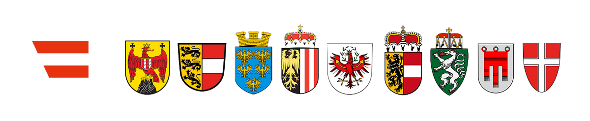 Wappen mit Fahne