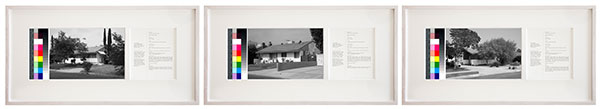 Index of Livability (Progressive Builders Homes), 2011 3 Foto-Text-Bilder, 76 x 39 cm 