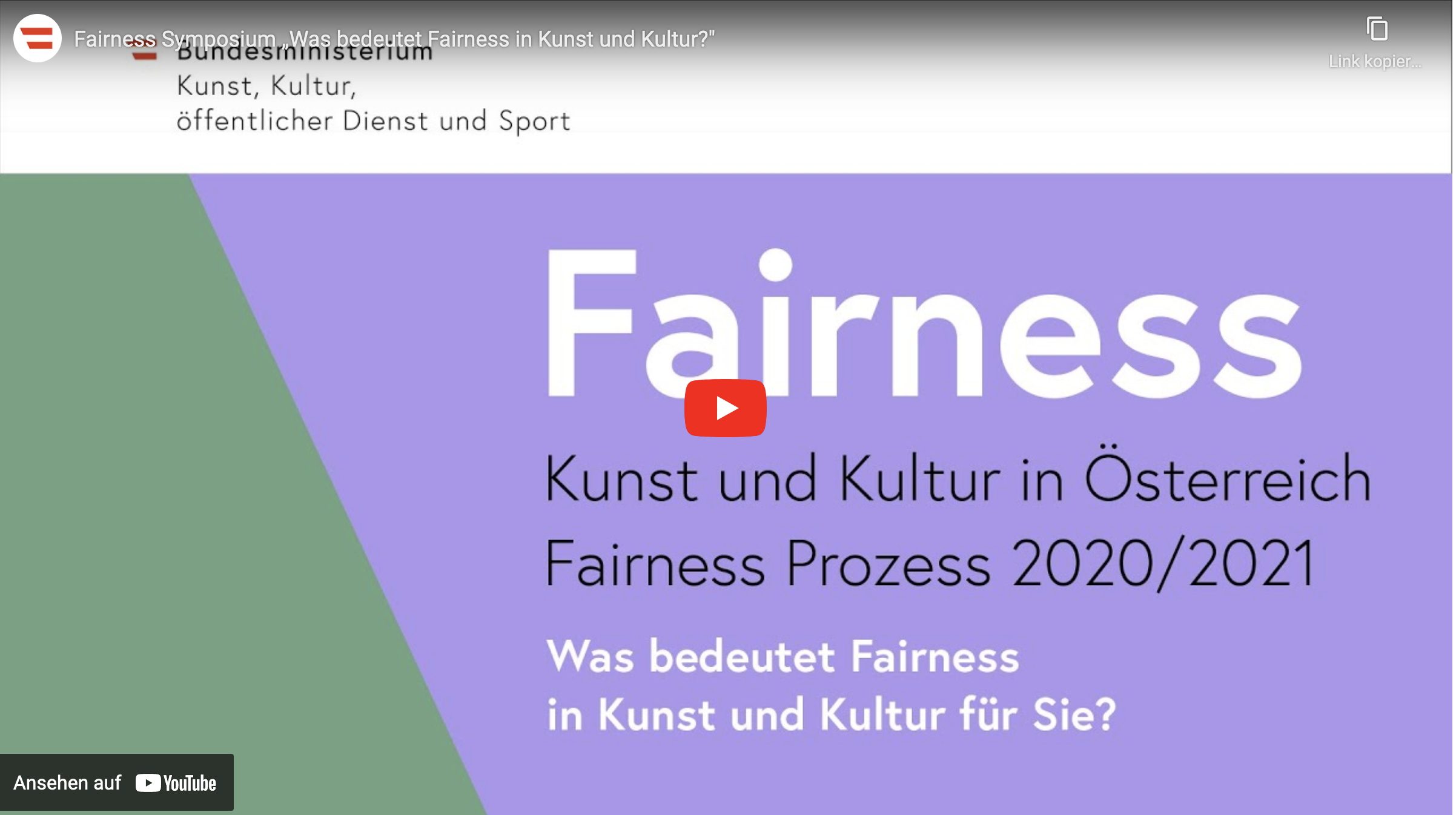 Standbild Youtube-Video Fairness-Prozess