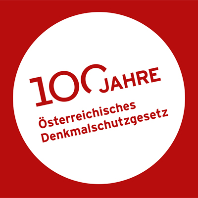 Logo 100 Jahre Denkmalschutzgesetz