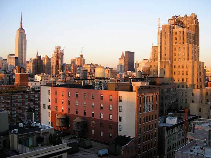 New York Atelier - Blick aus dem Fenster